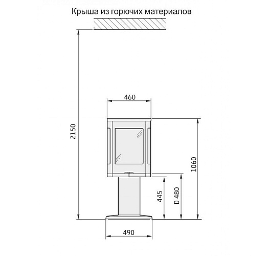 Верхняя панель - черное стекло, многослойная сталь, Contura 880_4