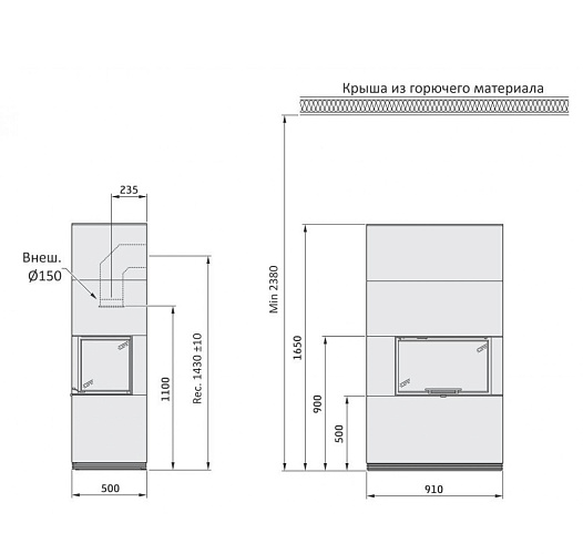 Артстоун, черные боковые панели, Contura i 41a_9